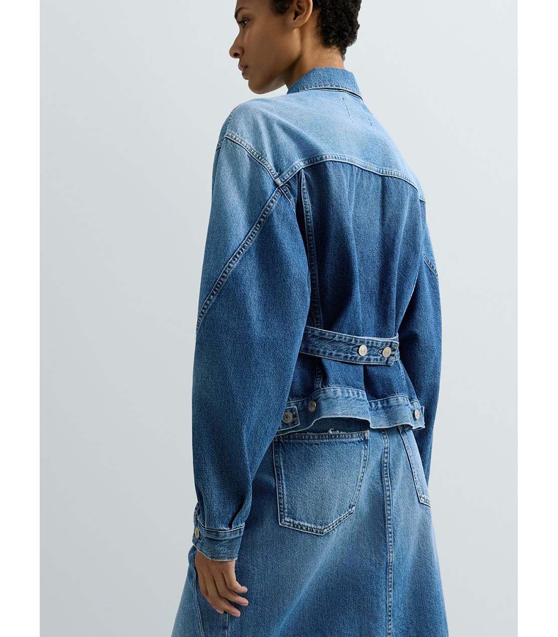 リラックスフィットデニムジャケット 詳細画像 ブルー 6